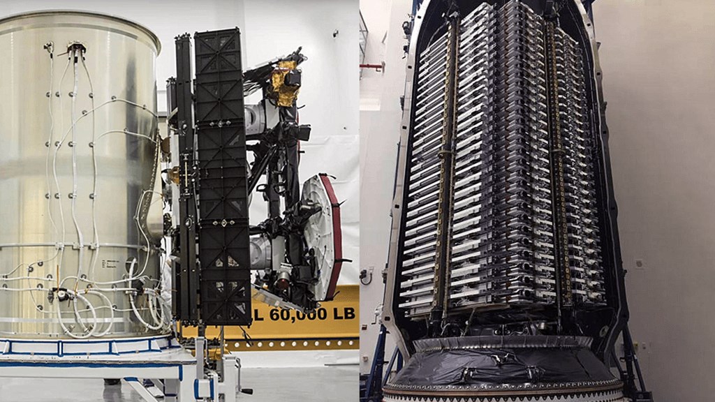 Илон Маск опубликовал готовые к запуску интернет-спутники SpaceX