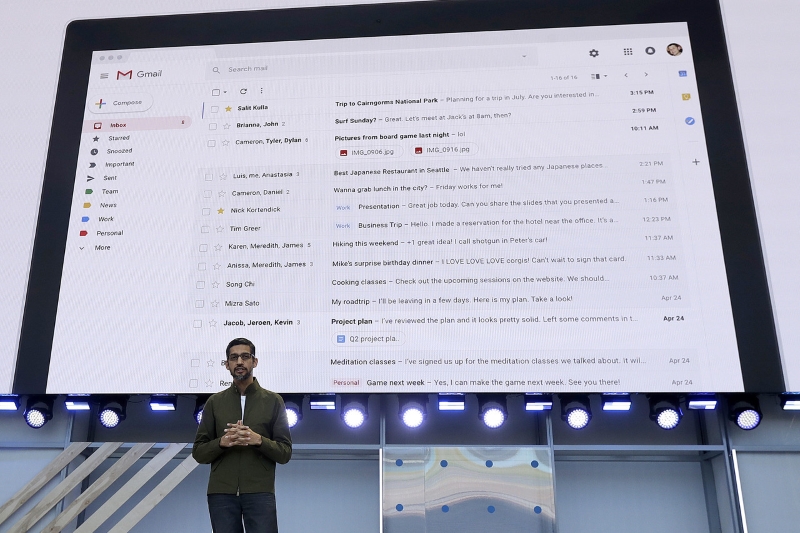 Компания Google разрешает разработчикам сторонних сервисов просматривать почту пользователей