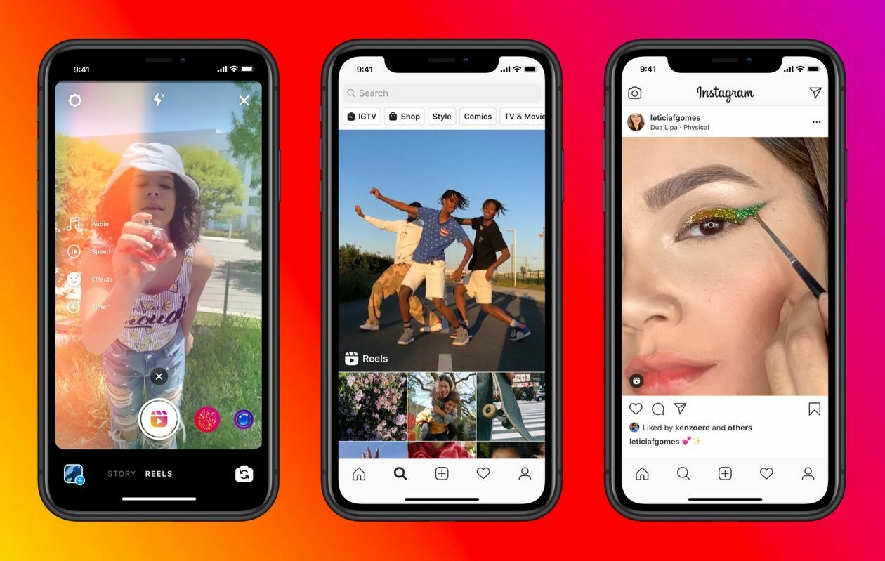 Instagram переманивает популярных блогеров c TikTok в свое приложение Reels за сотни тысяч $