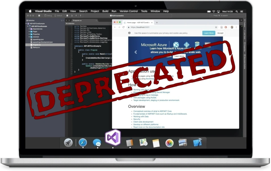 Microsoft прекращает поддержку Visual Studio для Mac